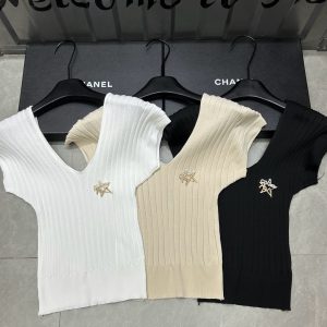 Aaa Luxury Chanel Short-Sleeved Shirt
