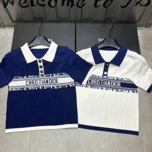 Designer Dior Jacquard Short Sleeves