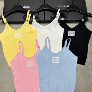 Aaa Chanel Lace Tank Top