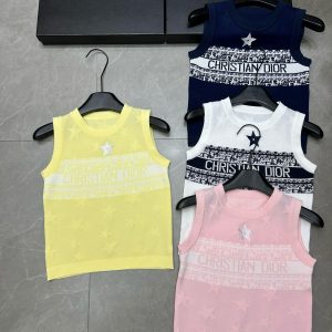 Luxury Dior Jacquard Vest