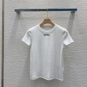 High Quality Aaa Miu Miu Short-Sleeved T-Shirt