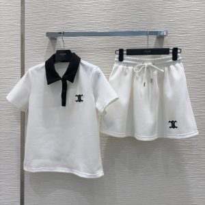 Designer Celine Short-Sleeved Shirt