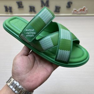 High Quality Louis Vuitton Cowhide Slippers For Spring