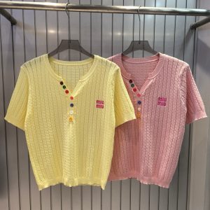 Aaa High Quality Miu Miu Short Sleeves