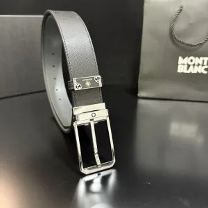 Luxury Montblanc Belt Red
