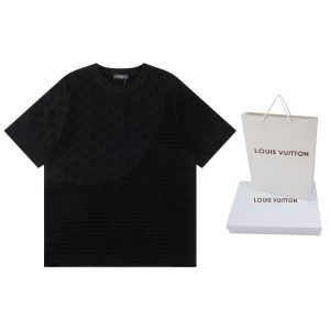 Designer Aaa Louis Vuitton Cotton Short-Sleeved Shirt For Spring