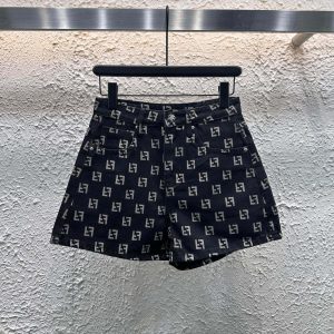 High Quality Fendi Denim Shorts