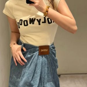 High Quality Designer Loewe Denim Ruler