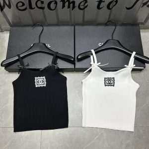 Aaa Chanel Lace Tank Top
