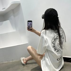 Luxury Chrome Hearts Cotton Short Sleeves