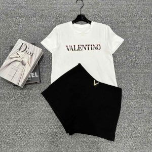 1:1 Valentino Gold Short-Sleeved Shirts