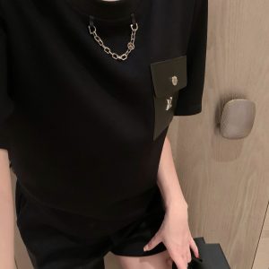 High Quality Louis Vuitton Leather Short-Sleeved Shirts