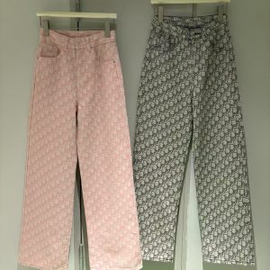 Designer Luxury Dior Jacquard Pants