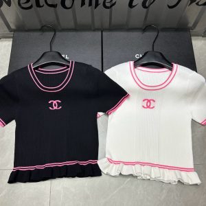 Aaa Chanel Jacquard Short Sleeves