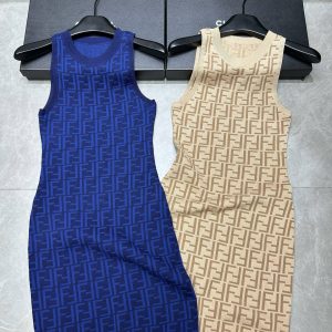 High Quality 1:1 Fendi Jacquard Dresses