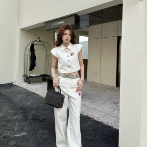 High Quality Loewe Denim Trousers