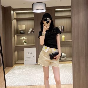 Aaa Chrome Hearts Denim Short-Sleeved Shirt