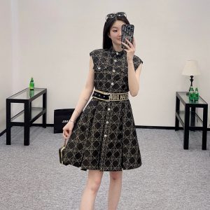 1:1 Designer Dior Jacquard Dresses