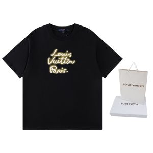 Designer Louis Vuitton Cotton Short-Sleeved T-Shirt