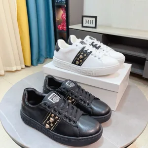 High Quality Luxury Versace Cowhide Casual Shoes