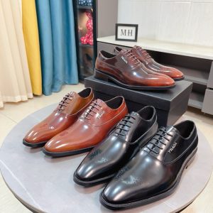 High Quality Prada Cowhide Leather Shoes