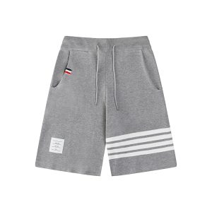 Designer Thom Browne Knit Fabric Shorts For Spring