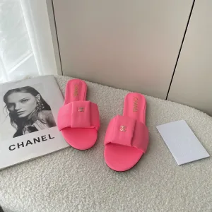 High Quality AAA Chanel Flat Bottoms Genuine Leather Summer Early