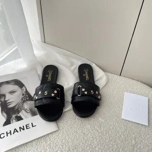 Super Clone Reps Chanel Flat Bottoms Genuine Leather Summer Early