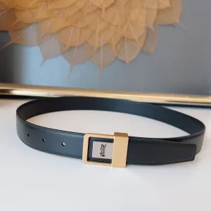 AAA High Quality Saint Laurent Belt Gold