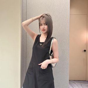 1:1 Prada Plaid Dresses