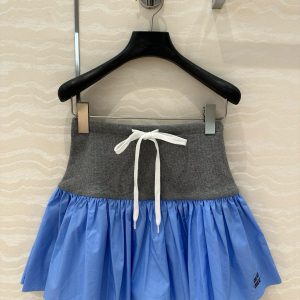 High Quality Aaa Miu Miu Pleated Skirt