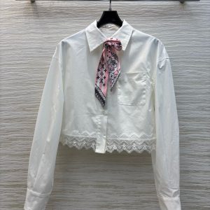 Luxury High Quality Louis Vuitton Lace Silk Scarf