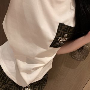 Designer Fendi Short-Sleeved T-Shirt