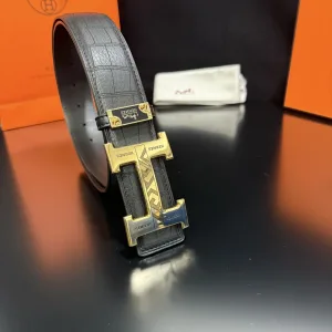 AAA Reps Hermes Ruler Ash Deerskin High-End Quality