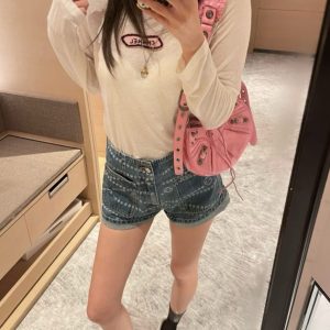 Luxury Chanel Denim Shorts