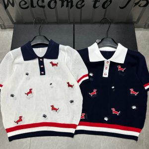 Luxury Designer Thom Browne Short Sleeves
