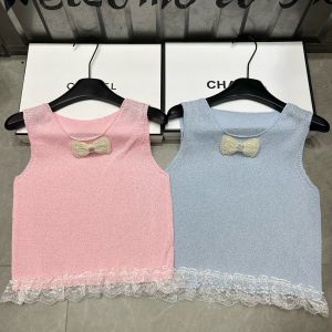 High Quality 1:1 Chanel Lace Vest