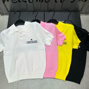 Aaa Designer Dior Jacquard Short Sleeves