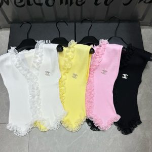 Luxury Designer Chanel Lace Vest