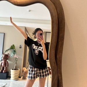Luxury Celine Abs Short-Sleeved Shirts