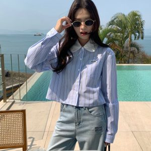 Luxury 1:1 Miu Miu Lace Shirt