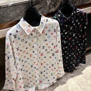 1:1 Louis Vuitton Satin Shirt