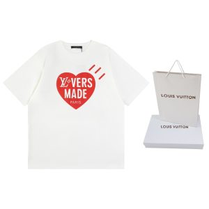 Aaa Designer Louis Vuitton Cotton Short-Sleeved T-Shirt