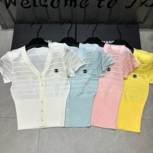 Aaa Chanel Short-Sleeved Shirts