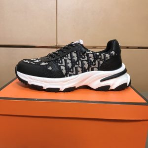 1:1 Dior Printed Fabric Casual Shoes