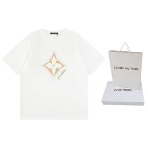 Aaa Designer Louis Vuitton Cotton Short-Sleeved T-Shirt