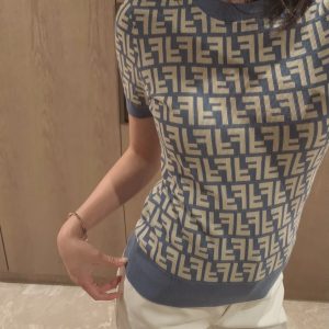 Luxury Fendi Short Sleeves For Summer