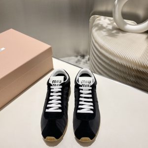 Aaa Luxury Miu Miu Canvas Sneakers For Spring