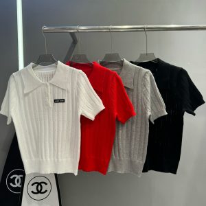 Aaa Luxury Miu Miu Short Sleeves