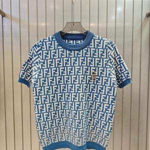 Aaa Fendi Jacquard Short-Sleeved Shirt
